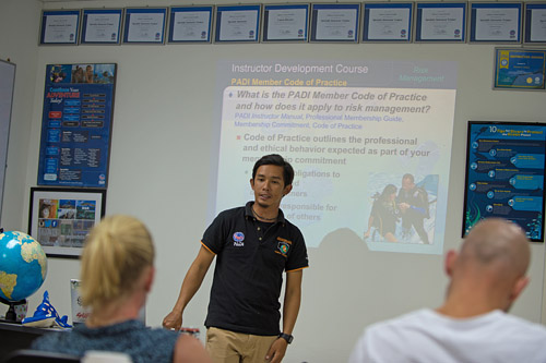 PADI Instructor Development Course 